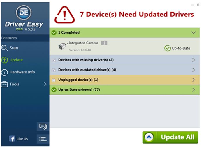Integrated Camera Software For Windows 7 Updating.